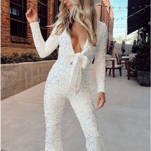 Show Me Your Mumu MARTINA SEQUIN JUMPSUIT
